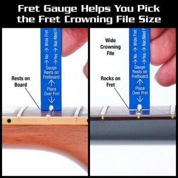 Tool for Guitar MusicNomad MN840 Precision Fret Gauge Tool for Guitar - 8