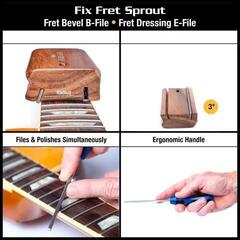 Tool for Guitar MusicNomad MN880 Premium Guitar Tech Fret Tool Set Tool for Guitar - 6