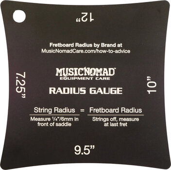 Cuidado de la guitarra MusicNomad MN603 Precision Radius Gauge Set, 2 pcs. - 2