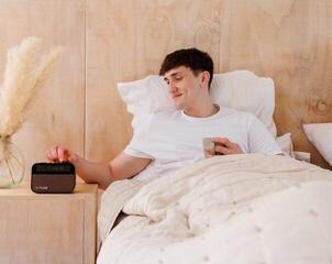 Radio Alarm Clock
 Pure Audio Moment Coffee Black Radio Alarm Clock - 4