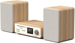 Desktop Music Player Pure Audio Classic Stereo Cotton White/Oak Desktop Music Player - 1