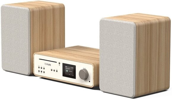 Stoni muzički player Pure Audio Classic Stereo Cotton White/Oak Stoni muzički player - 2