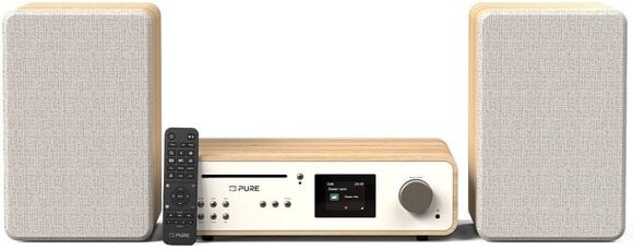 Stoni muzički player Pure Audio Classic Stereo Cotton White/Oak Stoni muzički player - 3