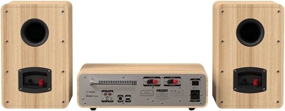 Stoni muzički player Pure Audio Classic Stereo Cotton White/Oak Stoni muzički player - 5