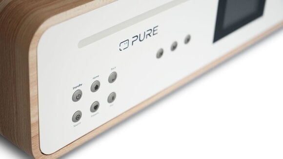 Stoni muzički player Pure Audio Classic Stereo Cotton White/Oak Stoni muzički player - 6