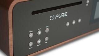 Desktop Music Player Pure Audio Classic Stereo Coffee Black/Walnut Desktop Music Player - 3