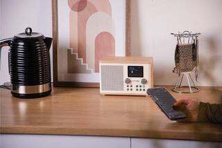 Digital Radio DAB+
 Pure Audio Classic H4 Cotton White/Oak Digital Radio DAB+ - 5