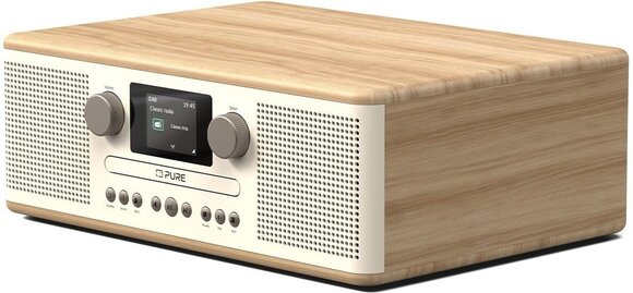 Stoni muzički player Pure Audio Classic C-D6 Cotton White/Oak Stoni muzički player - 2