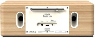 Desktop Music Player Pure Audio Classic C-D6 Cotton White/Oak Desktop Music Player - 3