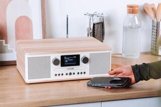 Desktop Music Player Pure Audio Classic C-D6 Cotton White/Oak Desktop Music Player - 5