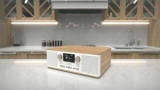 Desktop Music Player Pure Audio Classic C-D6 Cotton White/Oak Desktop Music Player - 6