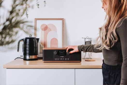 Player de desktop Pure Audio Classic C-D6 Coffee Black/Walnut Player de desktop - 4