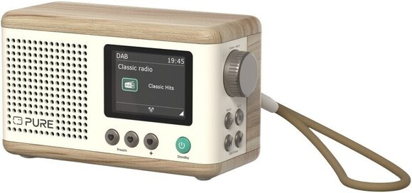 Digital Radio DAB+
 Pure Audio Classic Mini Cotton White/Oak Digital Radio DAB+ - 2