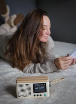 Digital Radio DAB+
 Pure Audio Classic Mini Cotton White/Oak Digital Radio DAB+ - 8