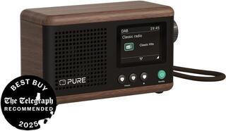 Digital Radio DAB+
 Pure Audio Classic Mini Coffee Black/Walnut Digital Radio DAB+ - 2