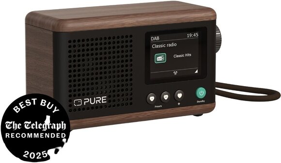 Digitalni radio DAB + Pure Audio Classic Mini Coffee Black/Walnut Digitalni radio DAB + - 3