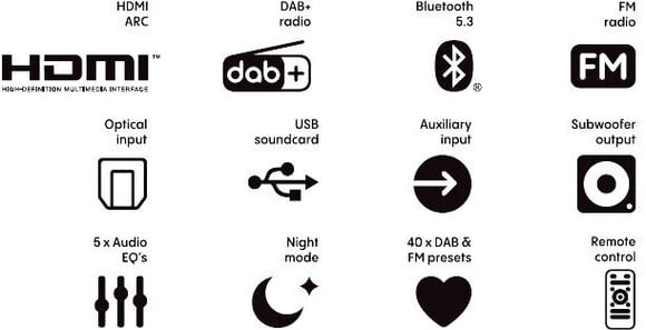 Digitalni radio DAB + Pure Audio Classic Active Black Digitalni radio DAB + - 9