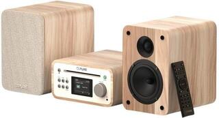 Desktop Music Player Pure Audio Classic Stereo Mini Cotton White/Oak Desktop Music Player - 2