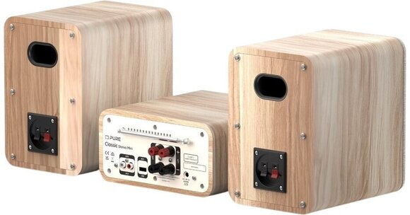 Stoni muzički player Pure Audio Classic Stereo Mini Cotton White/Oak Stoni muzički player - 4