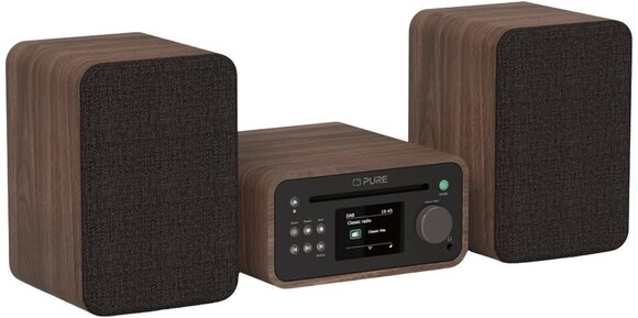 Stoni muzički player Pure Audio Classic Stereo Mini Coffee Brown/Walnut Stoni muzički player - 2
