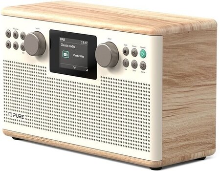 Radio digital DAB + Pure Audio Classic H6 Cotton White/Oak Radio digital DAB + - 2