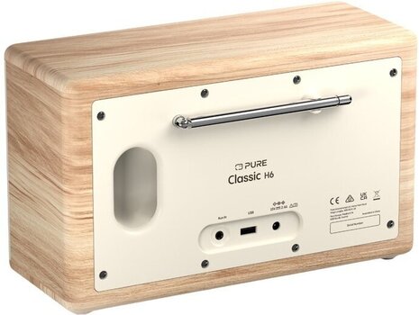 Radio digital DAB + Pure Audio Classic H6 Cotton White/Oak Radio digital DAB + - 3