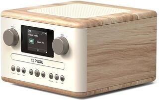 Desktop Music Player Pure Audio Classic C-D4 Cotton White/Oak Desktop Music Player - 1