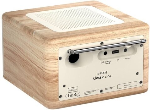 Stoni muzički player Pure Audio Classic C-D4 Cotton White/Oak Stoni muzički player - 3
