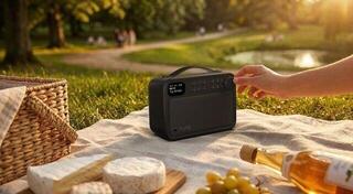 Digital Radio DAB+
 Pure Audio Bloom Black Digital Radio DAB+ - 7