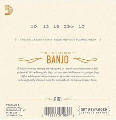Banjo Strings D'Addario EJ61 Banjo Strings - 1