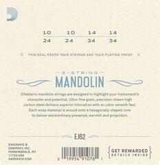Cordes de mandolines D'Addario EJ62 Cordes de mandolines - 1