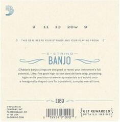 Banjo Strings D'Addario EJ69 Banjo Strings - 2