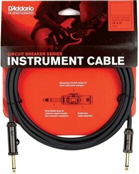 Instrument Cable D'Addario Planet Waves PW-AG-10 Black 3 m Straight - Straight - 2