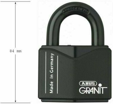 Ključavnica za kolo Abus Granit 37/55 Black - 3
