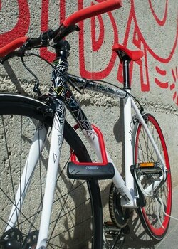 Cadeado para bicicleta Abus Granit 460/150HB300+USH460 Black - 5