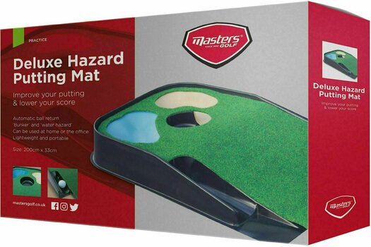 Edzés segédeszközök Masters Golf Deluxe Hazard Putting Mat - 2