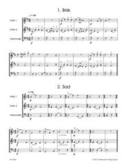 Noder Bärenreiter 27 Miniatures for String Trio Noder - 1
