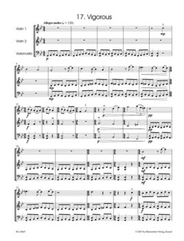 Noder Bärenreiter 27 Miniatures for String Trio Noder - 3