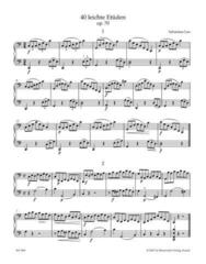 Noder Bärenreiter 40 Easy Etudes for Violoncello op. 70 Noder - 1