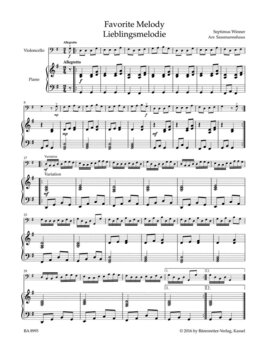 Noder Bärenreiter Cello Recital Album Noder - 4