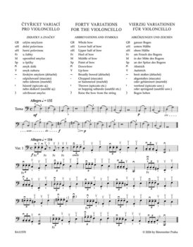 Noder Bärenreiter Čtyřicet variací pro violoncello op. 3 Noder - 2