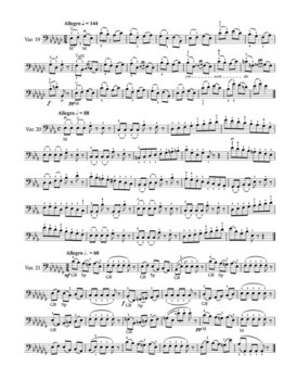 Noder Bärenreiter Čtyřicet variací pro violoncello op. 3 Noder - 3