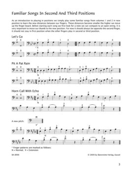 Note Bärenreiter Early Start on the Cello Note - 2