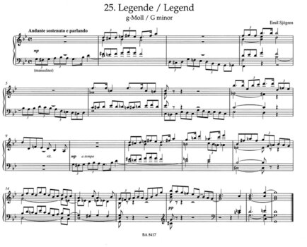 Note Bärenreiter Easy Organ Pieces Note - 3