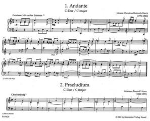 νότες Bärenreiter Easy Organ Pieces νότες - 1
