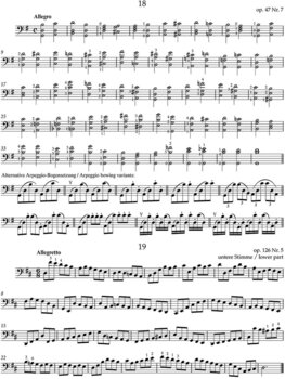 Noder Friedrich Dotzauer Etudes for Violoncello solo Noder - 4