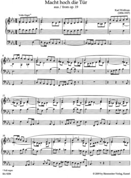 Note Bärenreiter Christmas for Organ Note - 2
