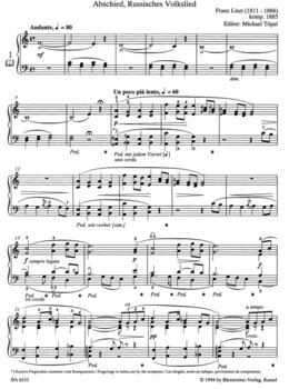 Note Bärenreiter Piano Album Note - 2