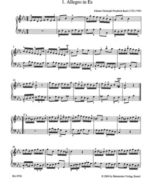 Note Bärenreiter Piano Album Note - 2