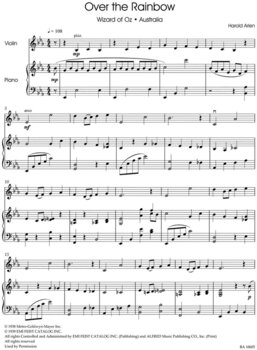 Noder Bärenreiter Popular Movie Hits for Violin and Piano Noder - 2